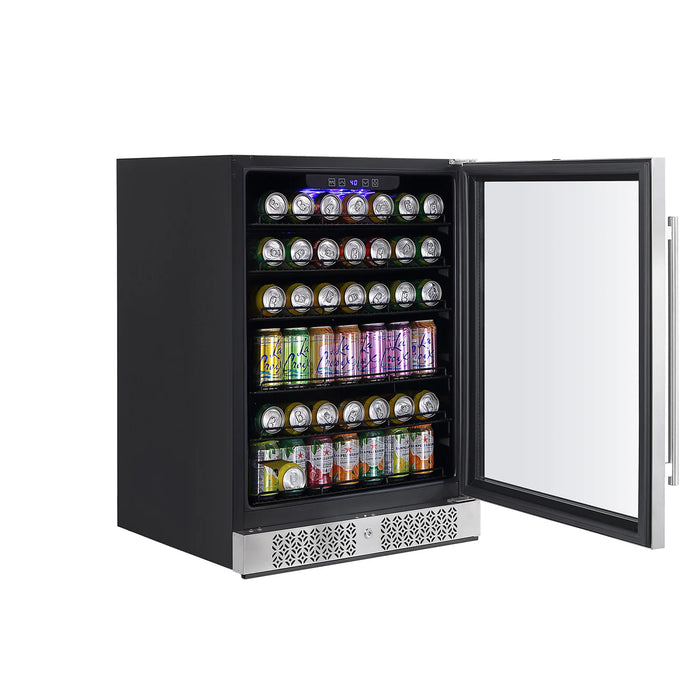 Empava 24 Inch Freestanding & Built-in Beverage Fridge