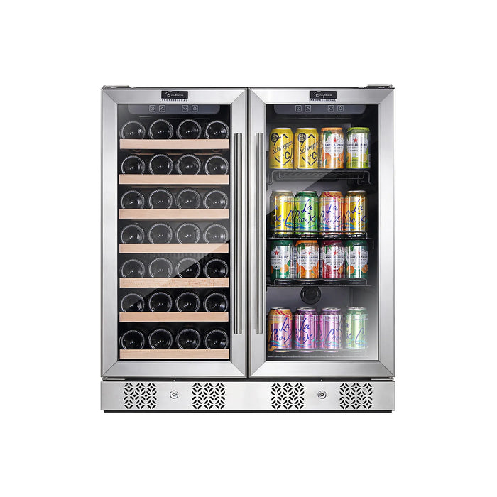 Empava Dual Zone Wine Cooler & Beverage Fridge