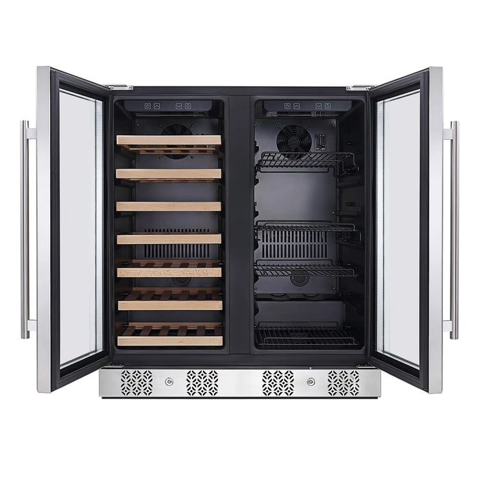 Empava Dual Zone Wine Cooler & Beverage Fridge