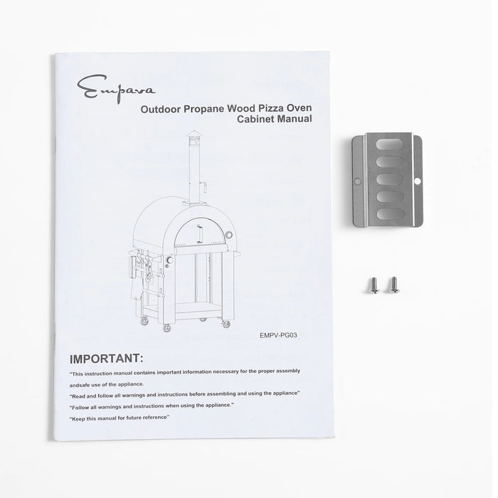 Empava Outdoor Wood Fired and Gas Pizza Oven PG03