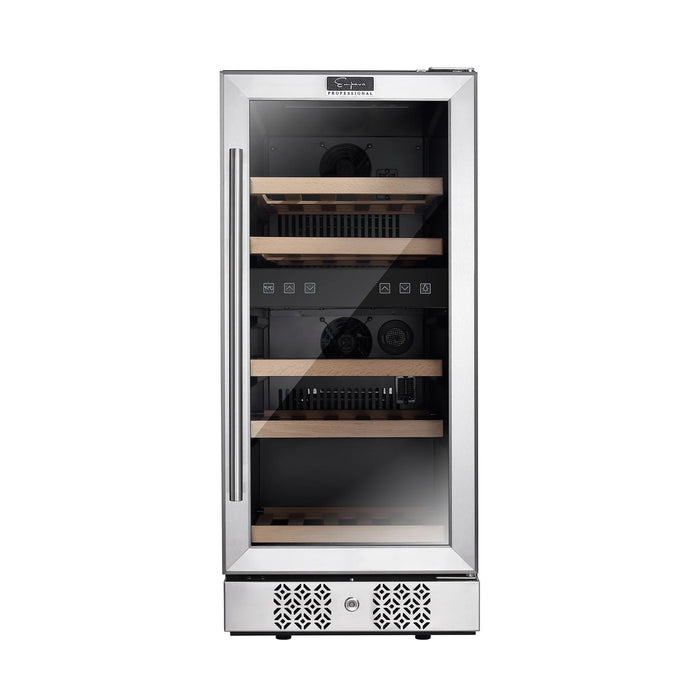 Empava 15 Inch Dual Zone Wine Cooler Wine Fridge