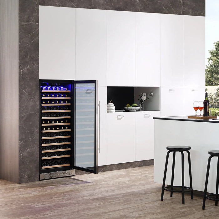 Empava 24" Wine Cooler 55" Tall Wine Refrigerator