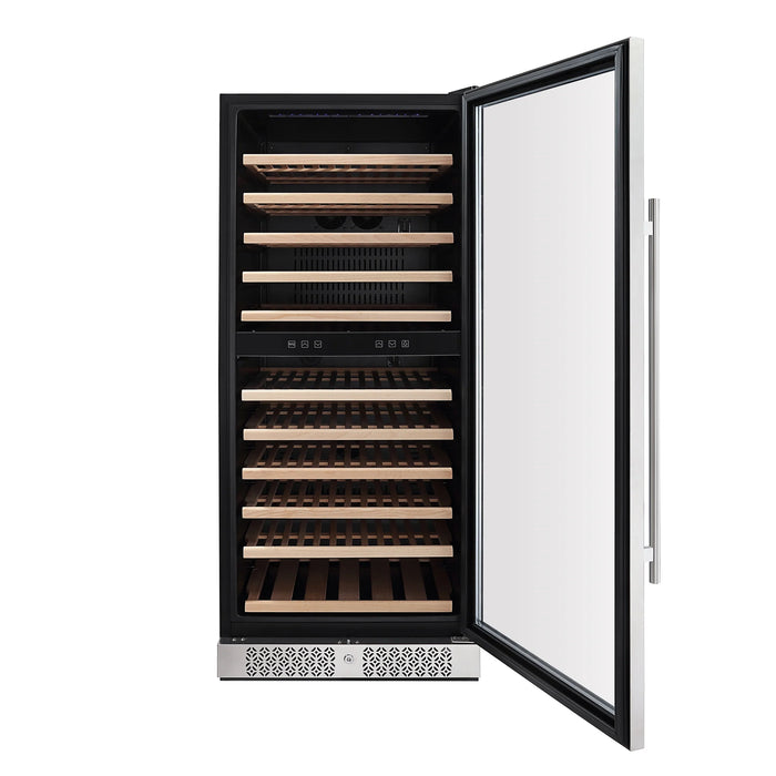 Empava Wine Refrigerator 55" Tall Dual Zone Wine Fridge