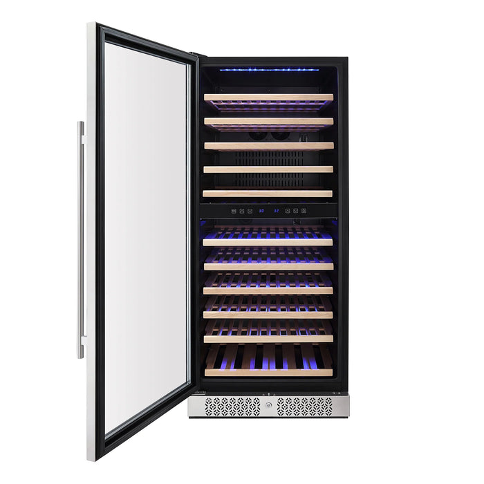 Empava Wine Refrigerator 55" Tall Dual Zone Wine Fridge