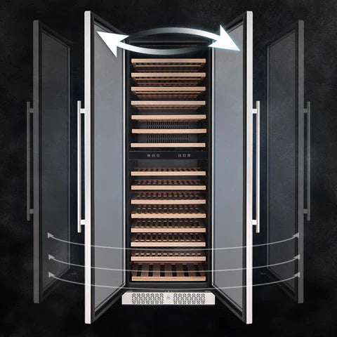 Empava Dual Zone Wine Cooler 70" Tall Wine Fridge