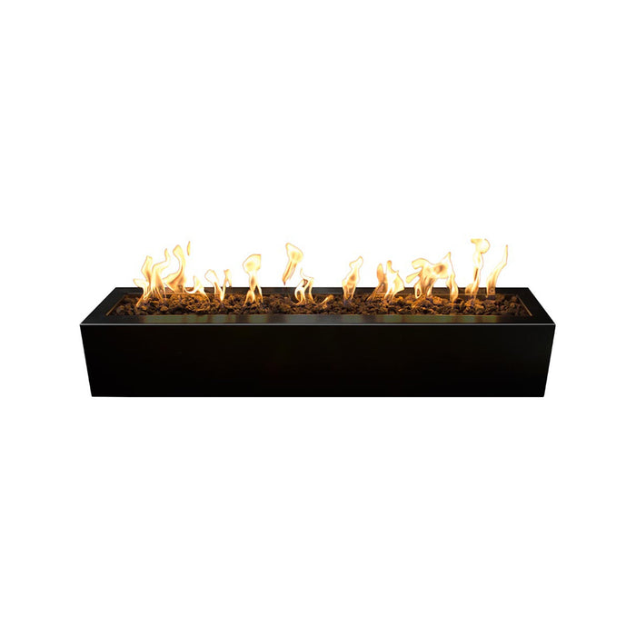 The Outdoor Plus 60" Rectangular Eaves Fire Pit - Powder Coated Metal