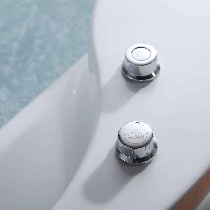 Empava 59 in. Round Whirlpool Bathtub