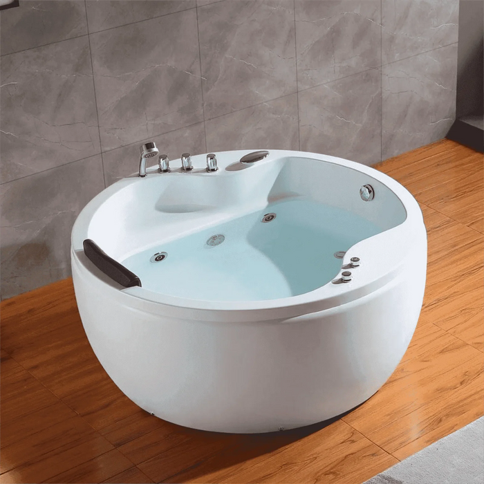 Empava 59 in. Round Whirlpool Bathtub