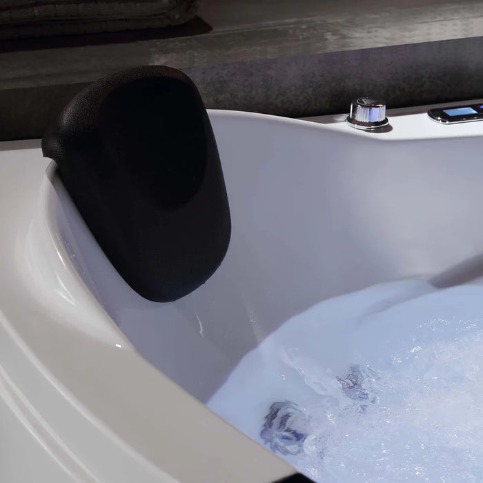 Empava 59 in. Whirlpool LED Corner Bathtub