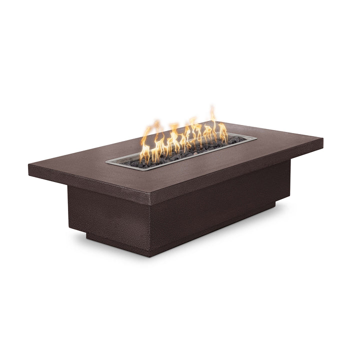 The Outdoor Plus 48" Rectangular Fremont 15" Tall Fire Table - Powder Coated Metal