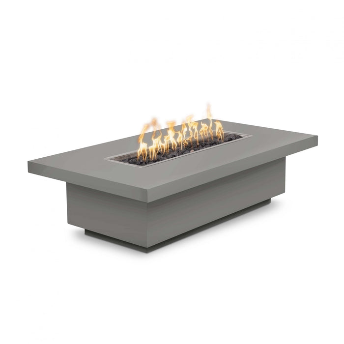 The Outdoor Plus 84" Rectangular Fremont 15" Tall Fire Table - Powder Coated Metal