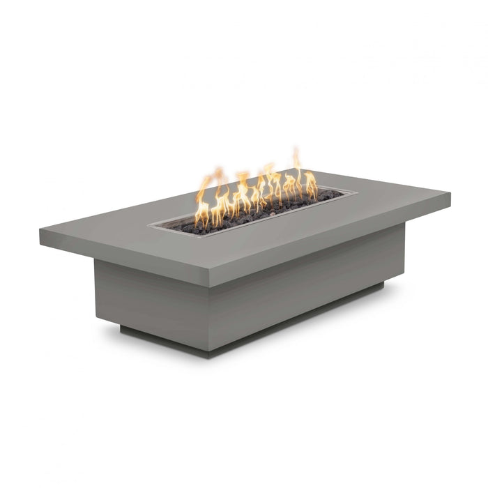 The Outdoor Plus 48" Rectangular Fremont 15" Tall Fire Table - Powder Coated Metal