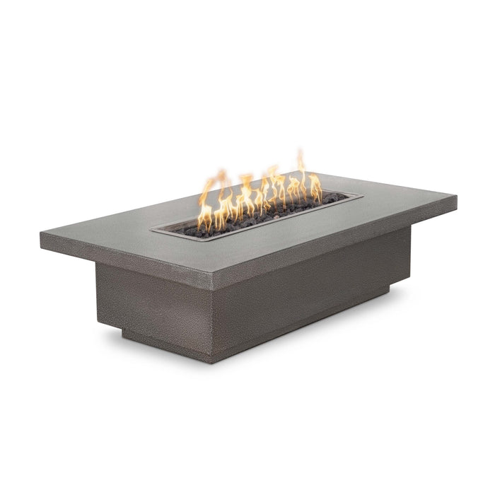 The Outdoor Plus 84" Rectangular Fremont 15" Tall Fire Table - Powder Coated Metal