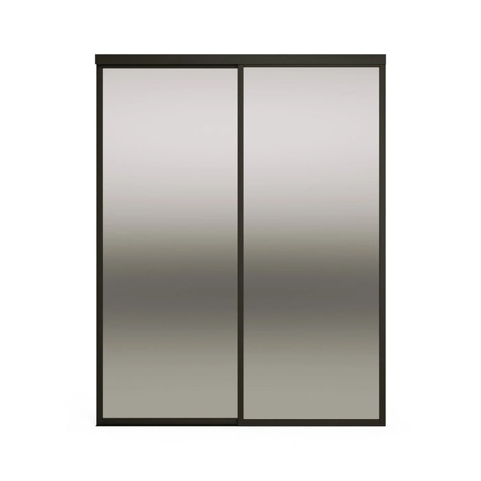 Doors22 120x80 Glass Sliding Closet Door Milky 3 panels