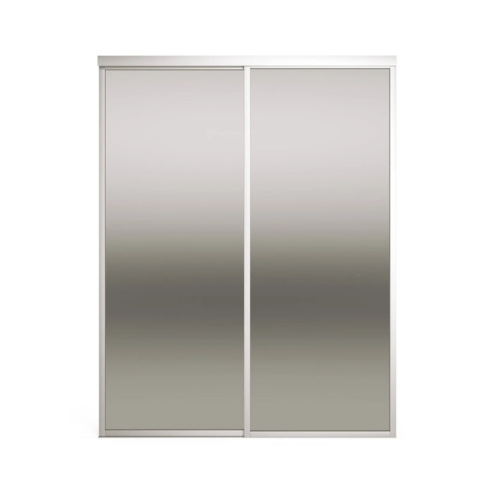 Doors22 120x80 Glass Sliding Closet Door Milky 3 panels