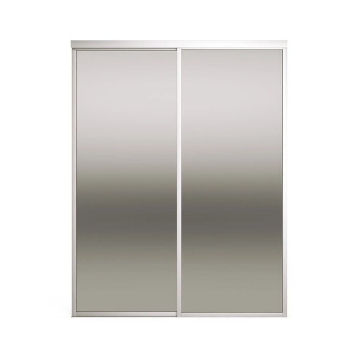 Doors22 48x80 Glass Sliding Room Divider Frosted 2 panels