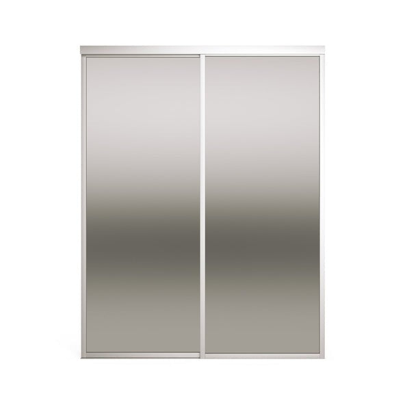 Doors22 108x80 Glass Sliding Room Divider Frosted 3 panels