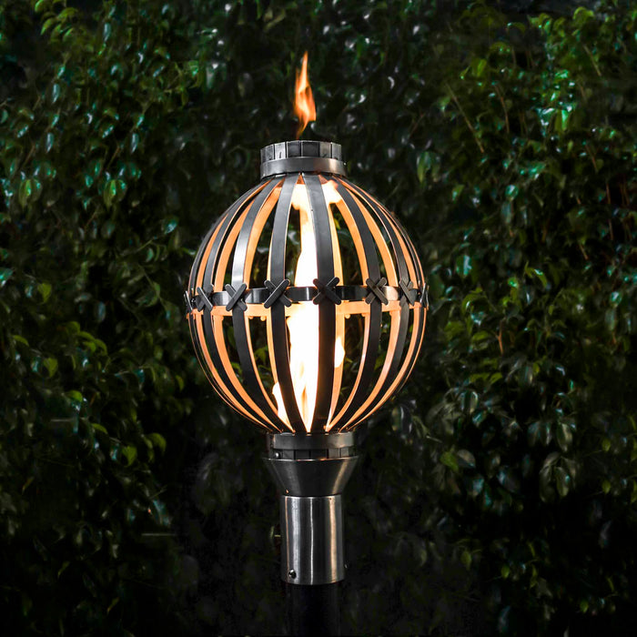 TOP FIRES by The Outdoor Plus 14 Inch Globe Fire Torch