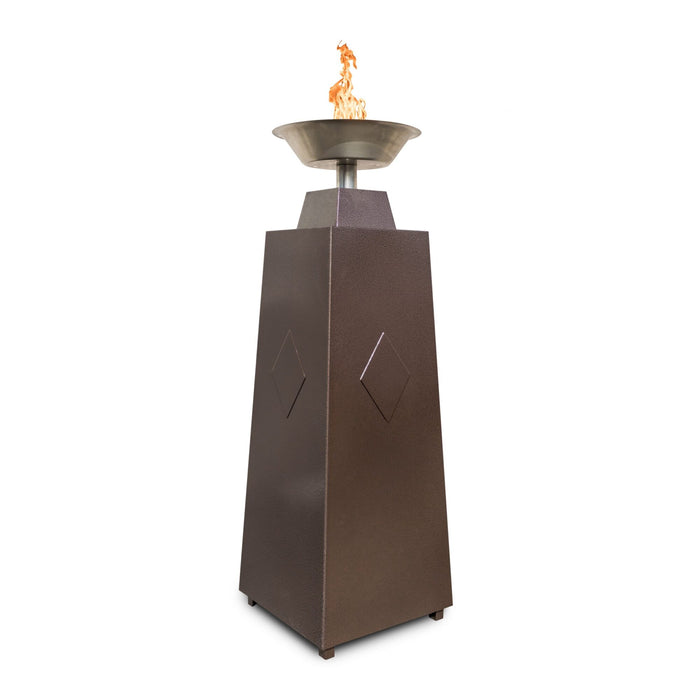 The Outdoor Plus Granada Fire Table Tower Stainless Steel