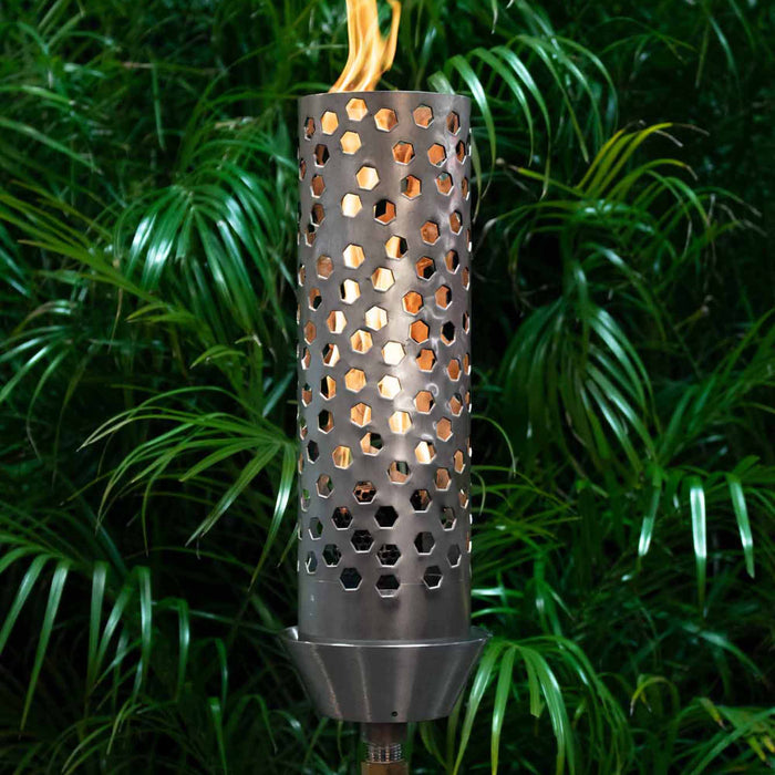 TOP FIRES by The Outdoor Plus 14 Inch Honeycomb Fire Torch