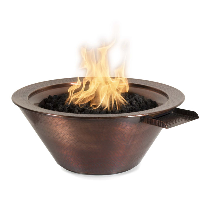 The Outdoor Plus Cazo Hammered Copper Fire & Water Bowl