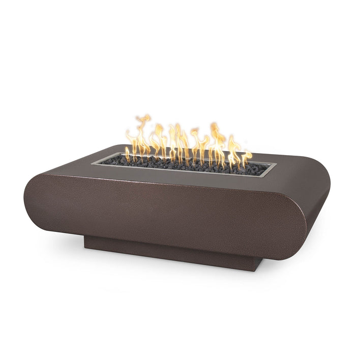 The Outdoor Plus 48" Rectangular La Jolla Fire Pit - Powder Coated Metal