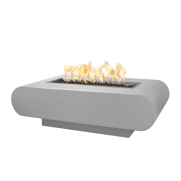 The Outdoor Plus 72" Rectangular La Jolla Fire Pit - Powder Coated Metal