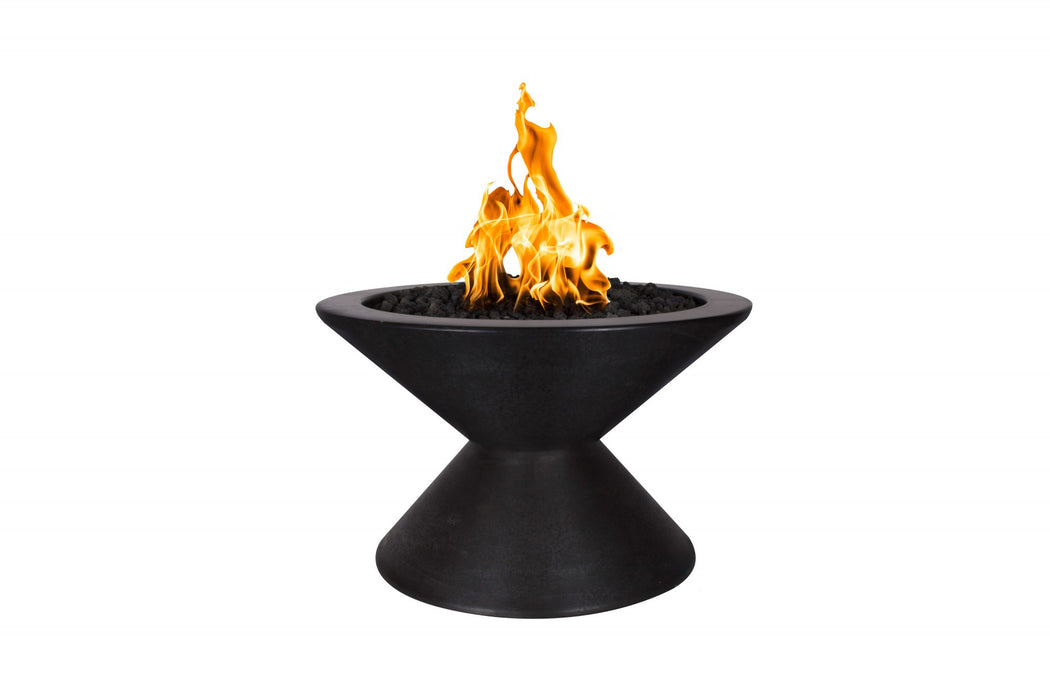 The Outdoor Plus 31" Round Lucia Fire Pit - GFRC Concrete - Natural Gas