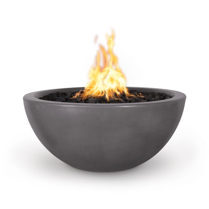 The Outdoor Plus Round Luna Fire Bowl - GFRC Concrete