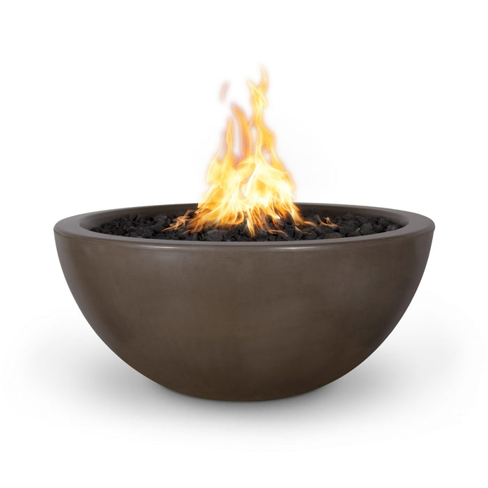 The Outdoor Plus Round Luna Fire Bowl - GFRC Concrete