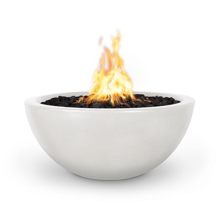 The Outdoor Plus Round Luna Fire Bowl - GFRC Concrete