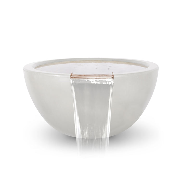 The Outdoor Plus Round Luna Water Bowl - GFRC Concrete