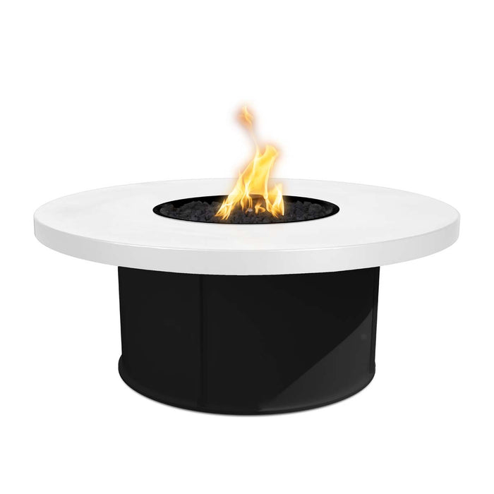 The Outdoor Plus Mabel Fire Table - Black & White Collection