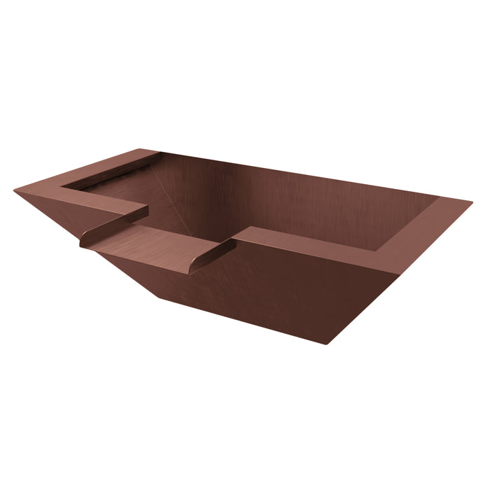 The Outdoor Plus Maya Water Bowl – Wall Mounted Copper OPT-24SCWMT