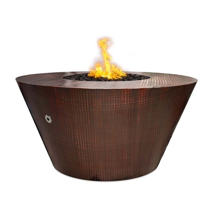 The Outdoor Plus 48" Round Martillo Fire Pit - Powder Coated Metal