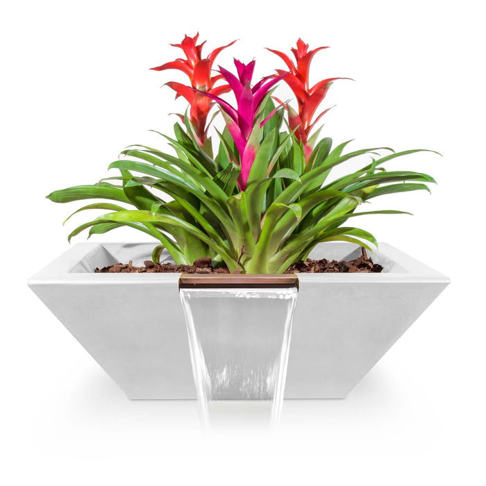 The Outdoor Plus Maya GFRC Planter & Water Bowl