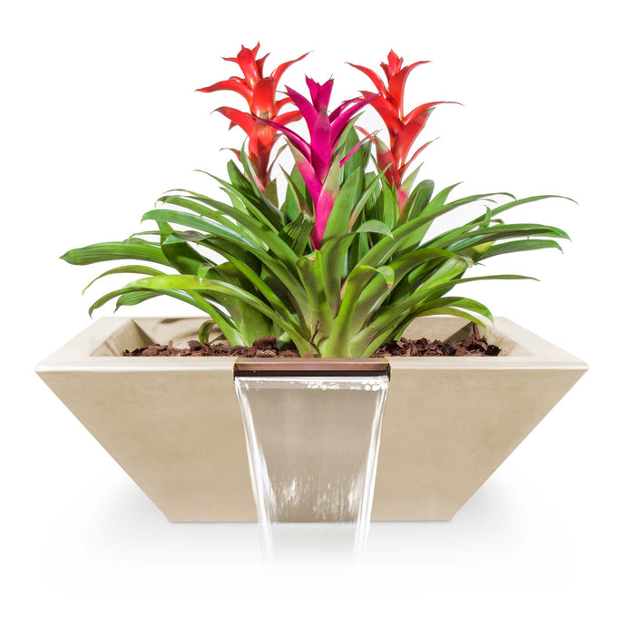 The Outdoor Plus Maya GFRC Planter & Water Bowl