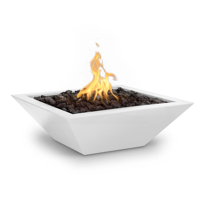 The Outdoor Plus Square Maya Fire Bowl - Powder Coated Metal