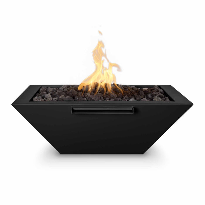 The Outdoor Plus 30" Square Maya Fire & Water Bowl - Powder Coated Metal