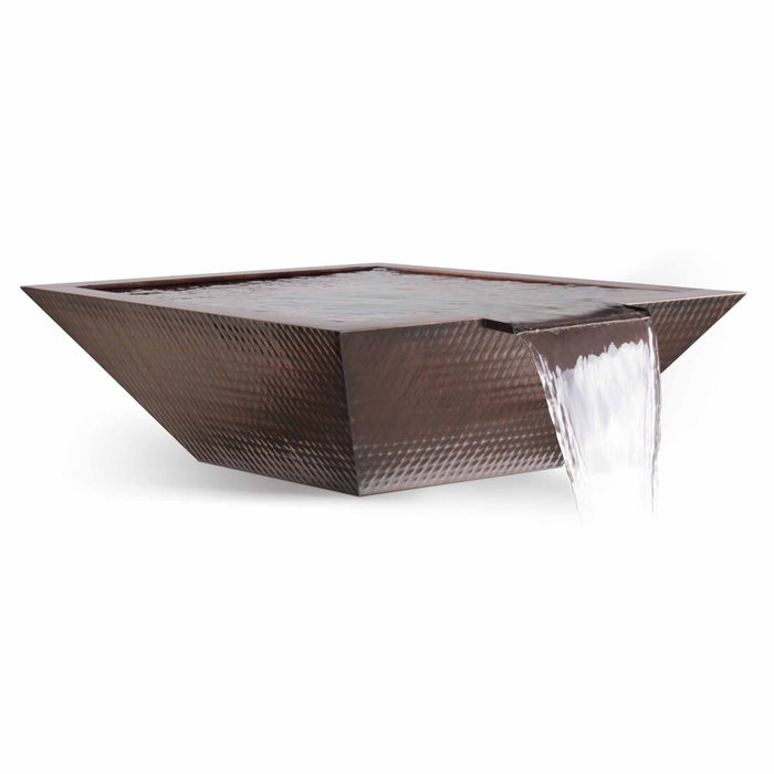 The Outdoor Plus Maya Hammered Patina Copper Water Bowl