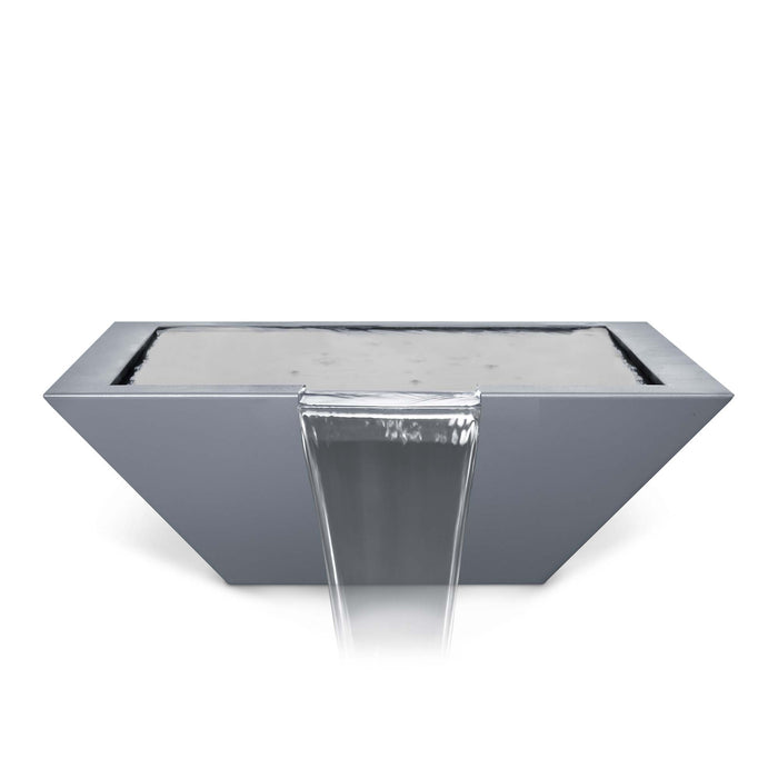 The Outdoor Plus Square Maya Water Bowl - Powder Coated Metal