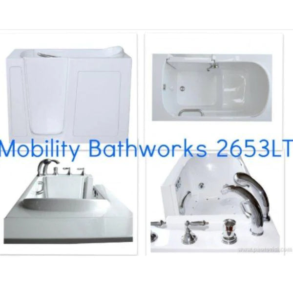 Mobility Bathworks Elite Low Threshold Walk-in Bathtub 2653