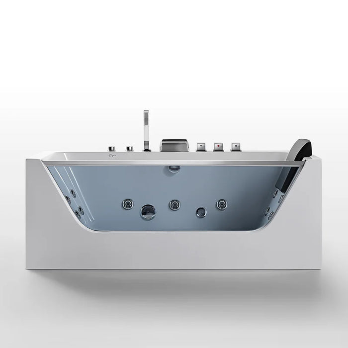 Empava 59 in. Whirlpool Rectangular Bathtub