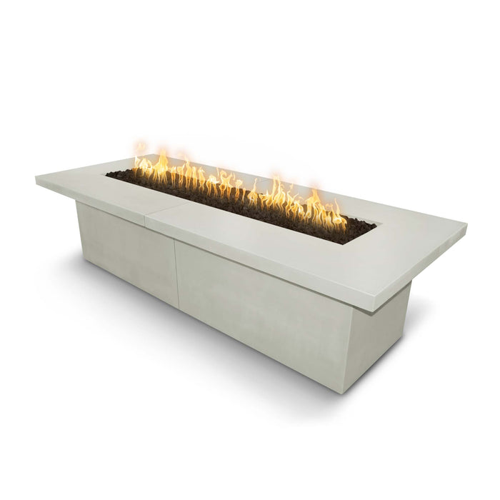 The Outdoor Plus 72" Rectangular Newport Fire Table - GFRC Concrete - Natural Gas