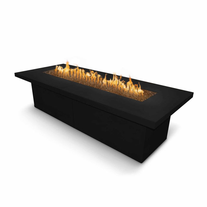 The Outdoor Plus 144" Rectangular Newport Fire Table - Powder Coated Metal