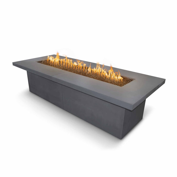 The Outdoor Plus 120" Rectangular Newport Fire Table - GFRC Concrete - Natural Gas