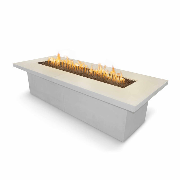 The Outdoor Plus 72" Rectangular Newport Fire Table - GFRC Concrete - Natural Gas