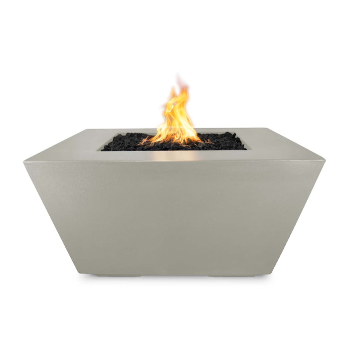 The Outdoor Plus 36" Square Redan Fire Pit - GFRC Concrete - Natural Gas