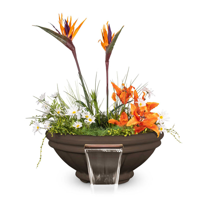 The Outdoor Plus Roma GFRC Concrete Planter & Water Bowl