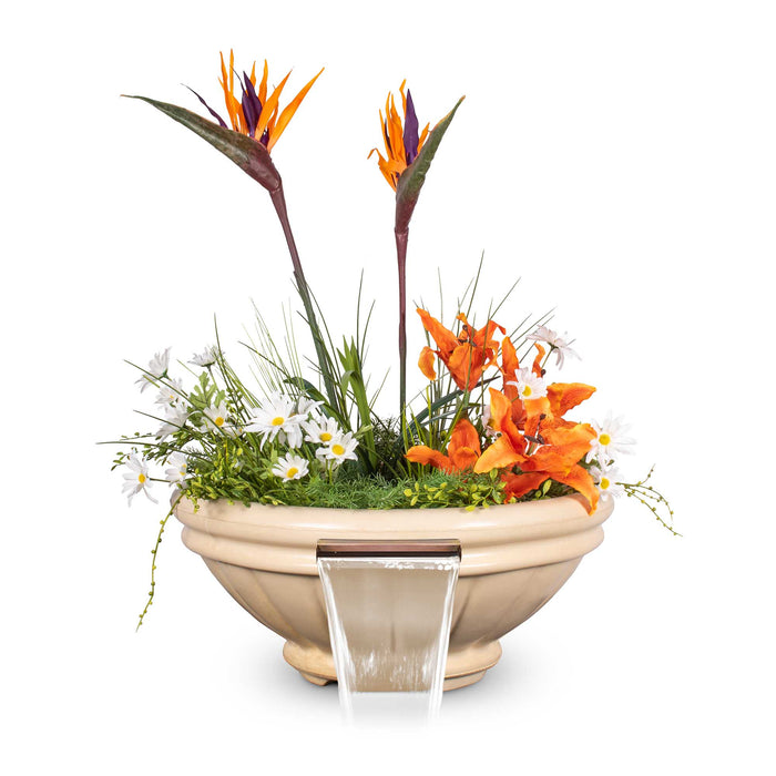 The Outdoor Plus Roma GFRC Concrete Planter & Water Bowl